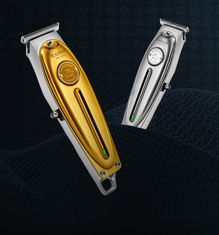 Stainless Steel Oil Head Electric Hair Clipper 70th Anniversary Commemorative Metal Adult Oil Head Replica Electric Hair Clipper