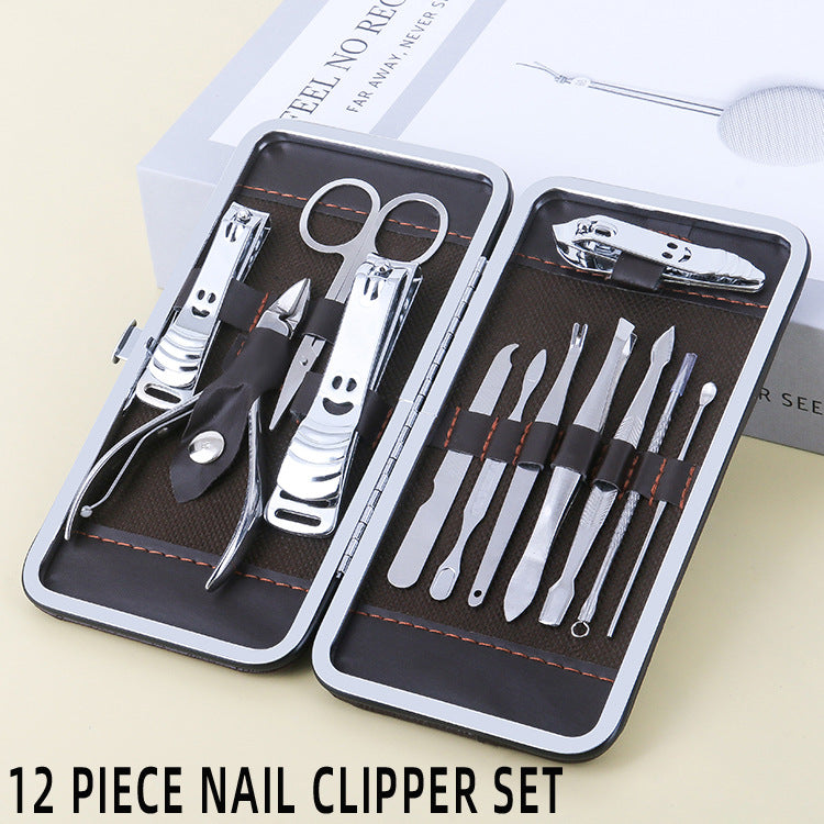 Nail Clippers 12-piece Nail Clipper Set Home Beauty Set Manicure And Pedicure Tools Nail Clipper Set